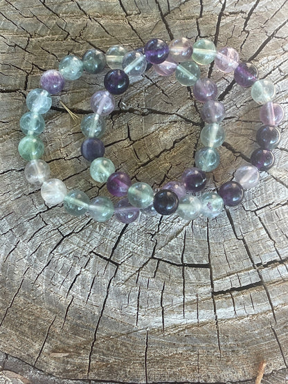 Fluorite Gemstone Bracelet