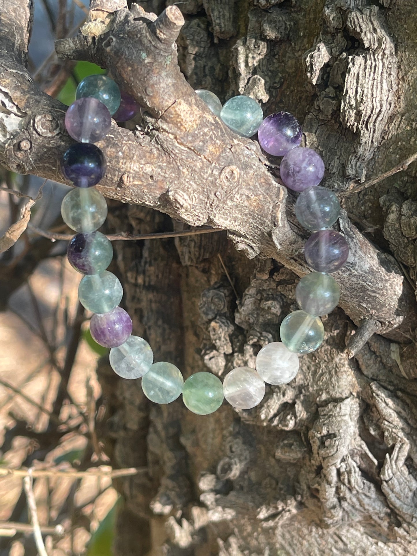 Fluorite Gemstone Bracelet