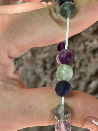 Fluorite Gemstone Bracelet