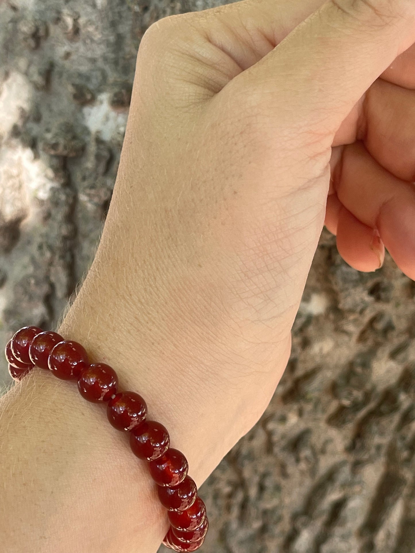 Carnelian Gemstone Bracelet