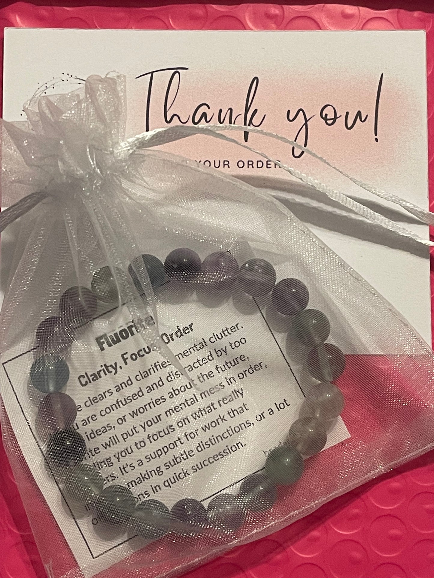 Fluorite Gemstone Bracelet