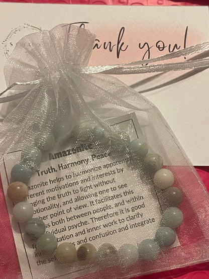 Amazonite Gemstone Bracelet