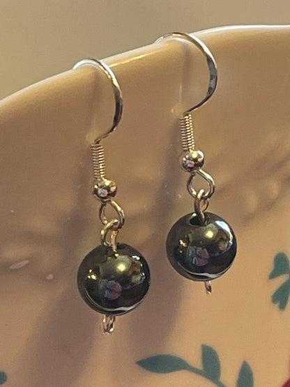 Hematite Gemstone Earrings