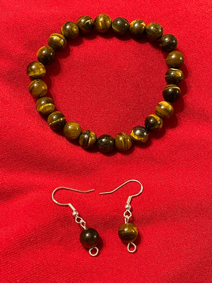 Tiger Eye Gemstone Bracelet