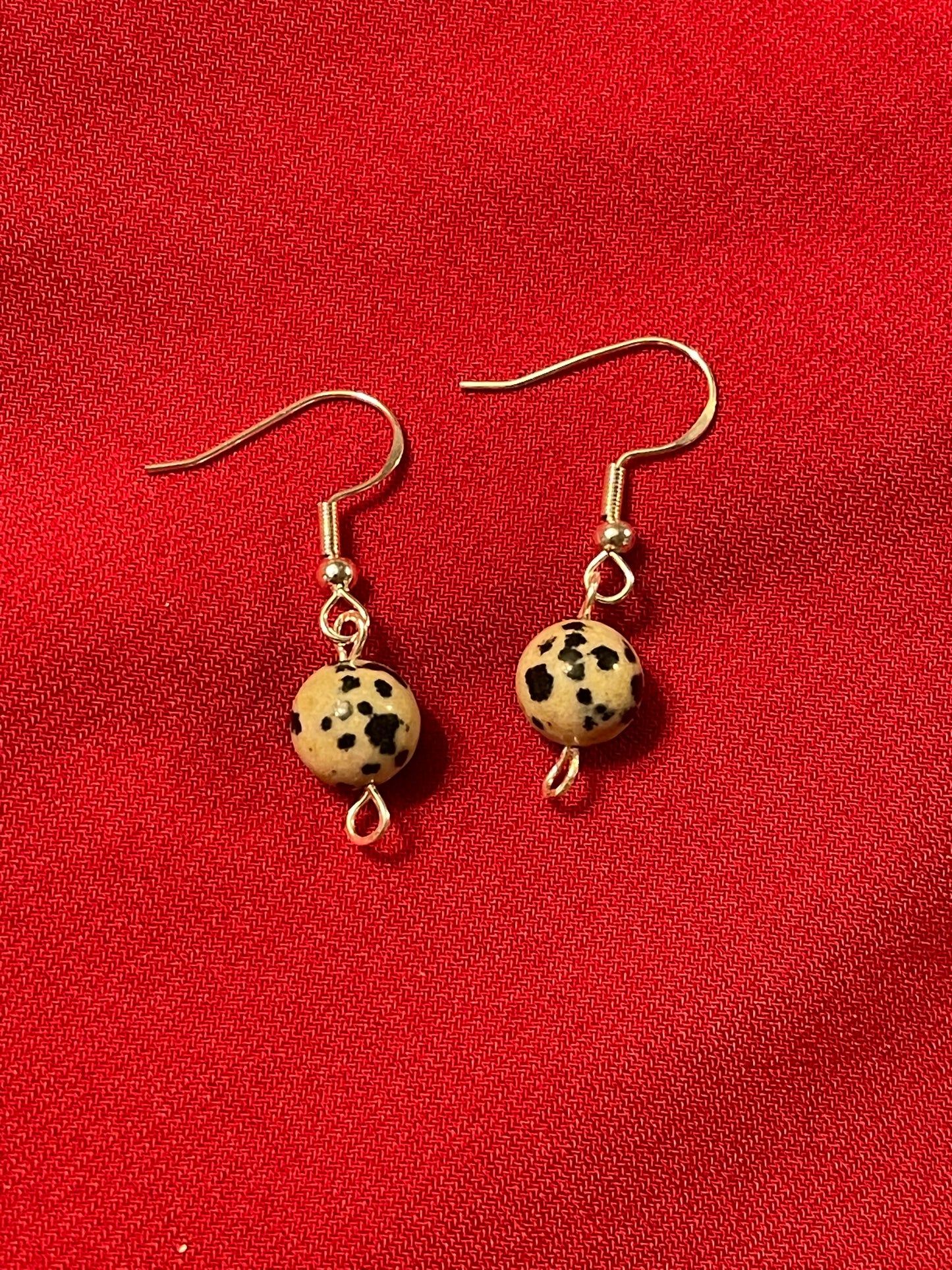 Dalmatian Gemstone Earrings