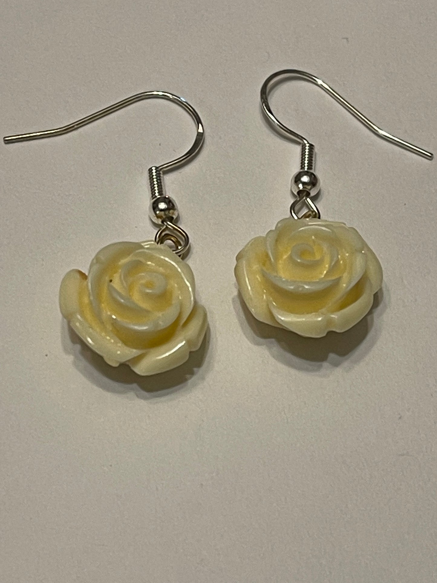 Stone Flower Earrings