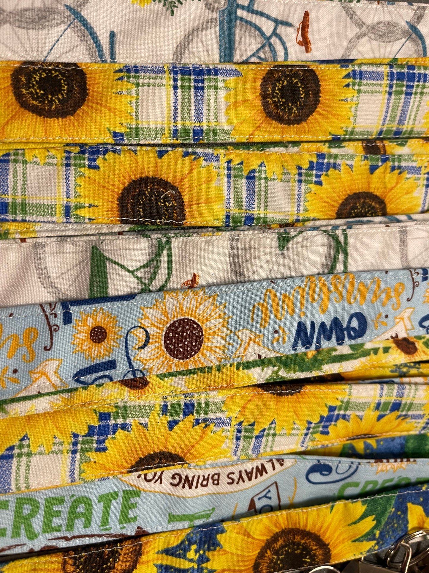 Sunflower Keychain Wristlet