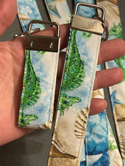 Ocean wristlet keychain