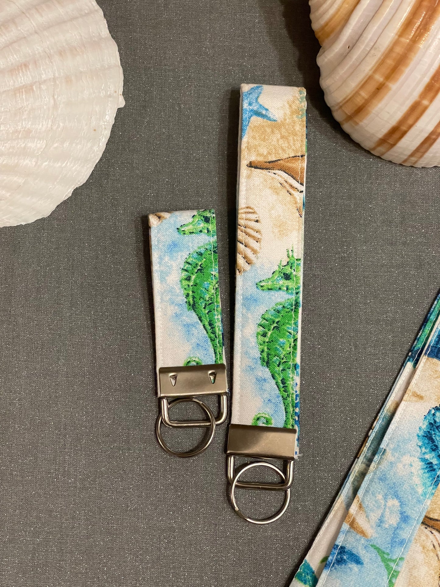 Ocean wristlet keychain