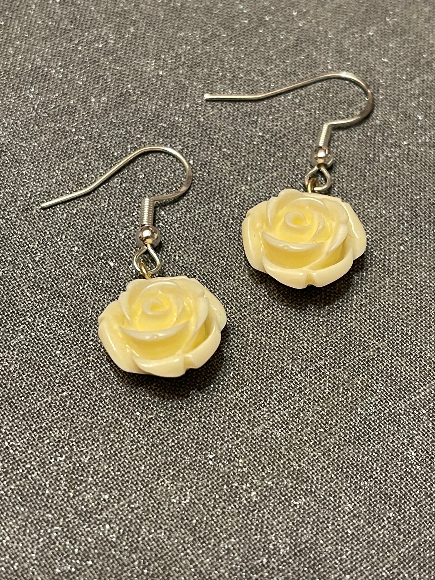 Stone Flower Earrings