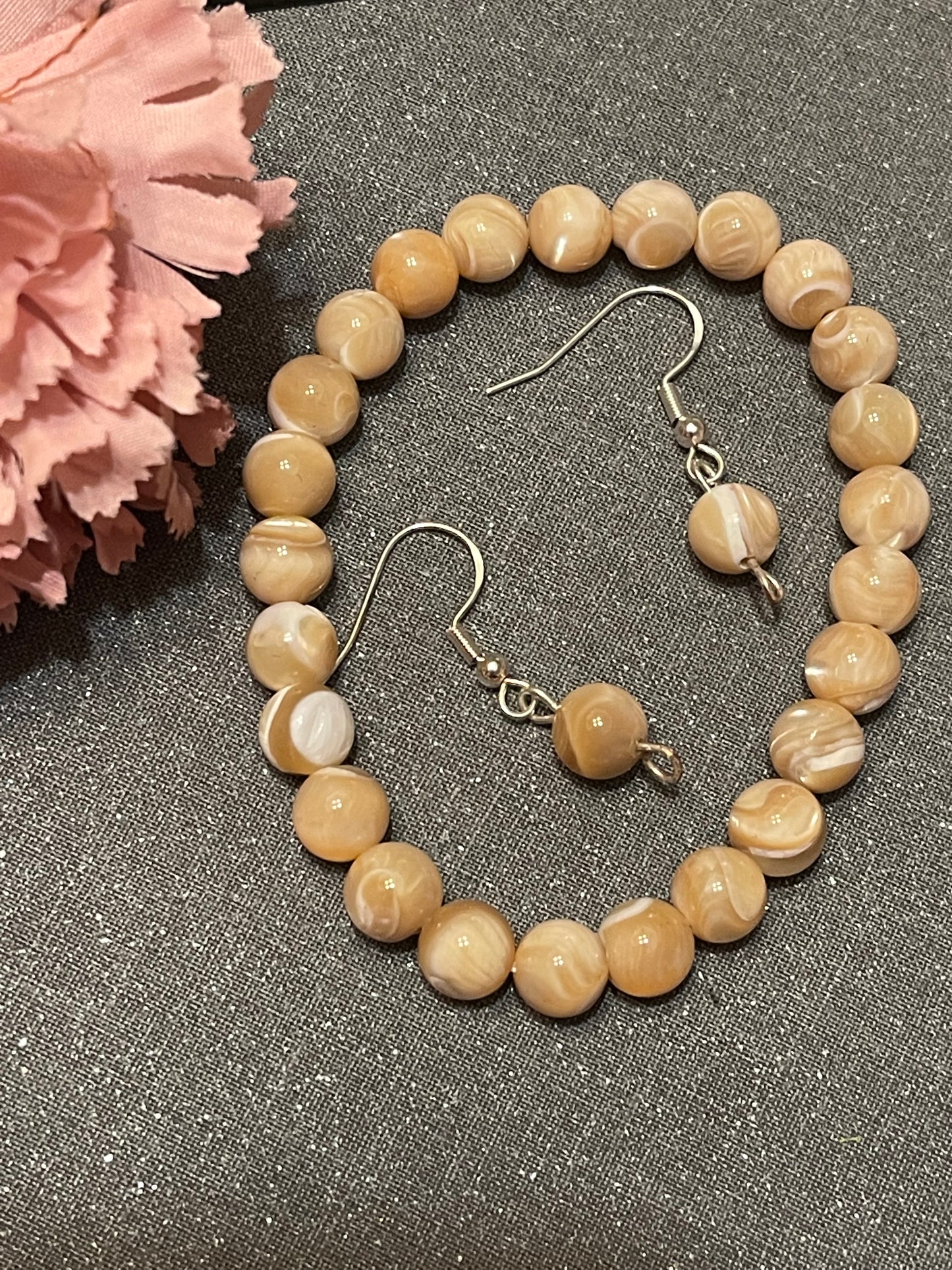 Natural Mother of Pearl Gemstone Bracelet