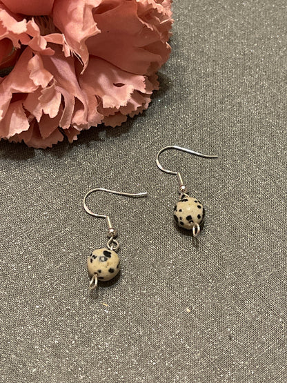 Dalmatian Gemstone Earrings