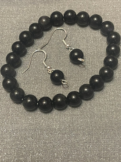 Obsidian Gemstone Bracelet