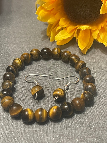 Tiger Eye Gemstone Bracelet