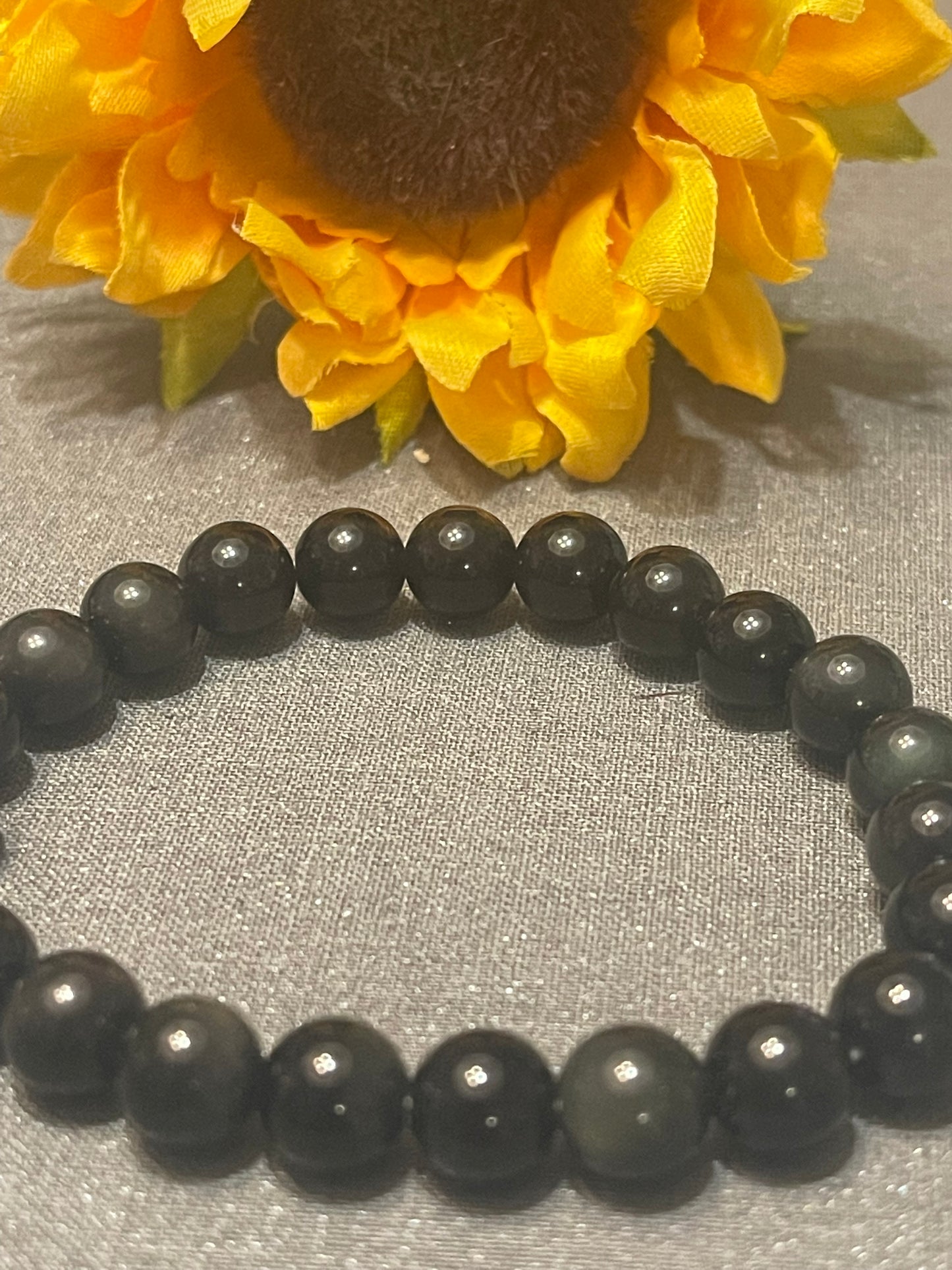 Obsidian Gemstone Bracelet