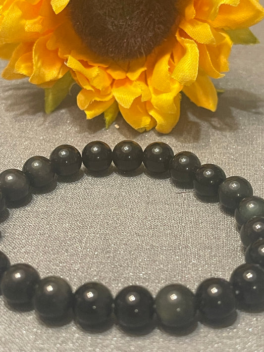 Obsidian Gemstone Bracelet