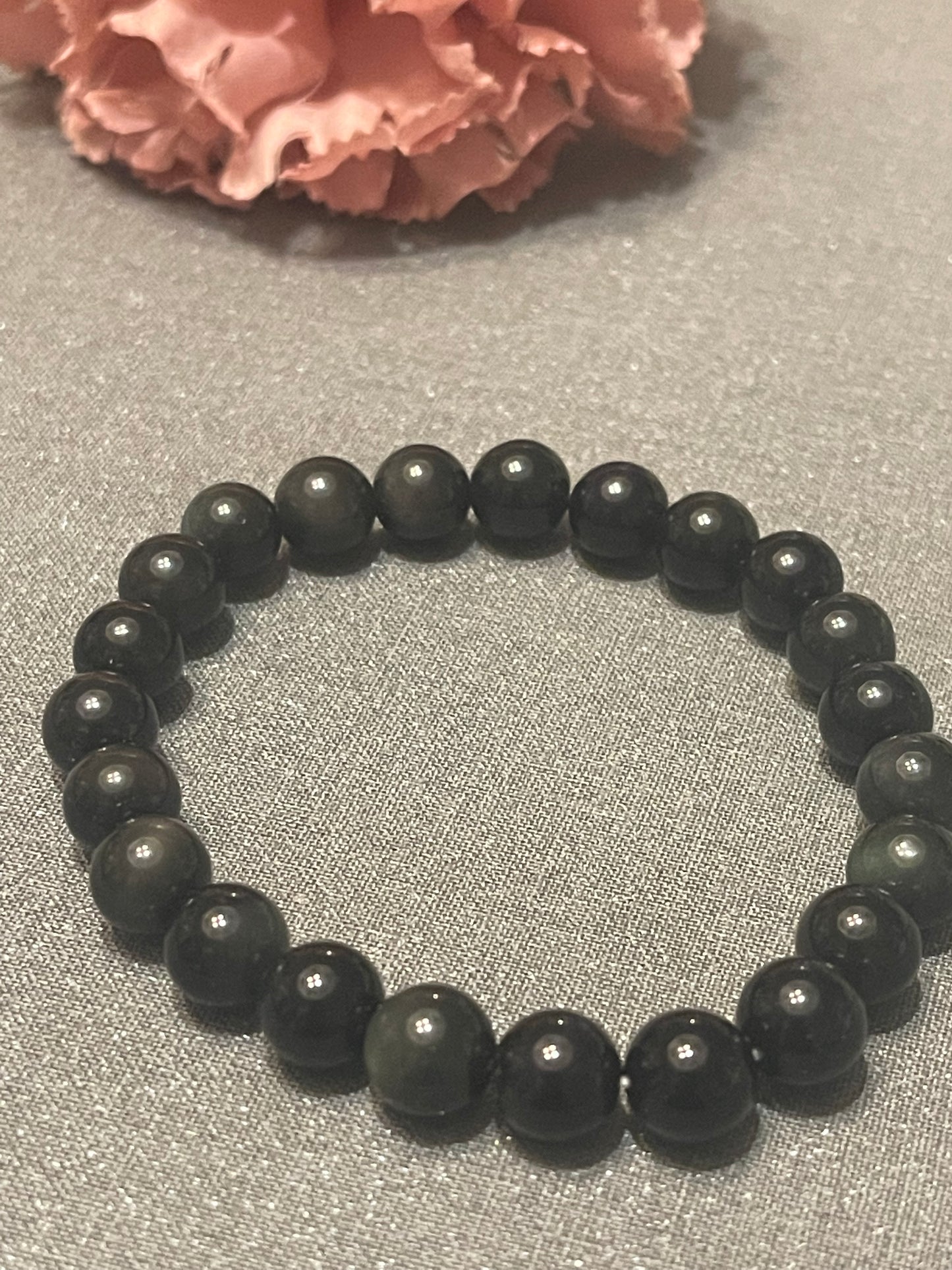 Obsidian Gemstone Bracelet