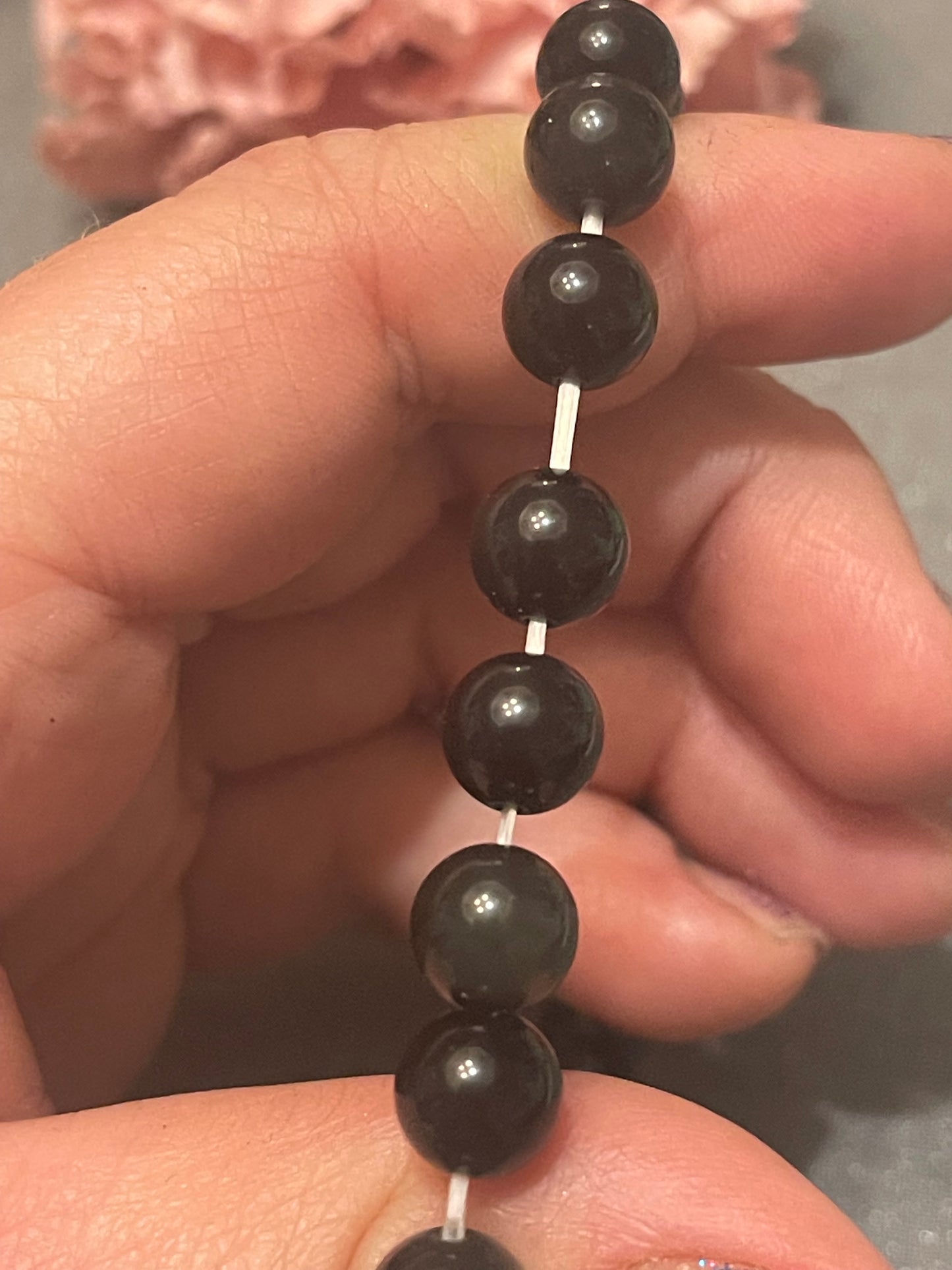 Obsidian Gemstone Bracelet