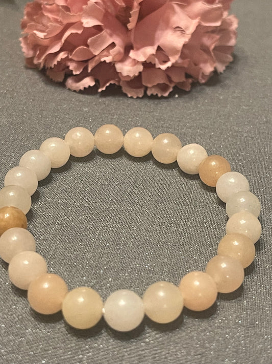 Pink Aventurine Gemstone Bracelet