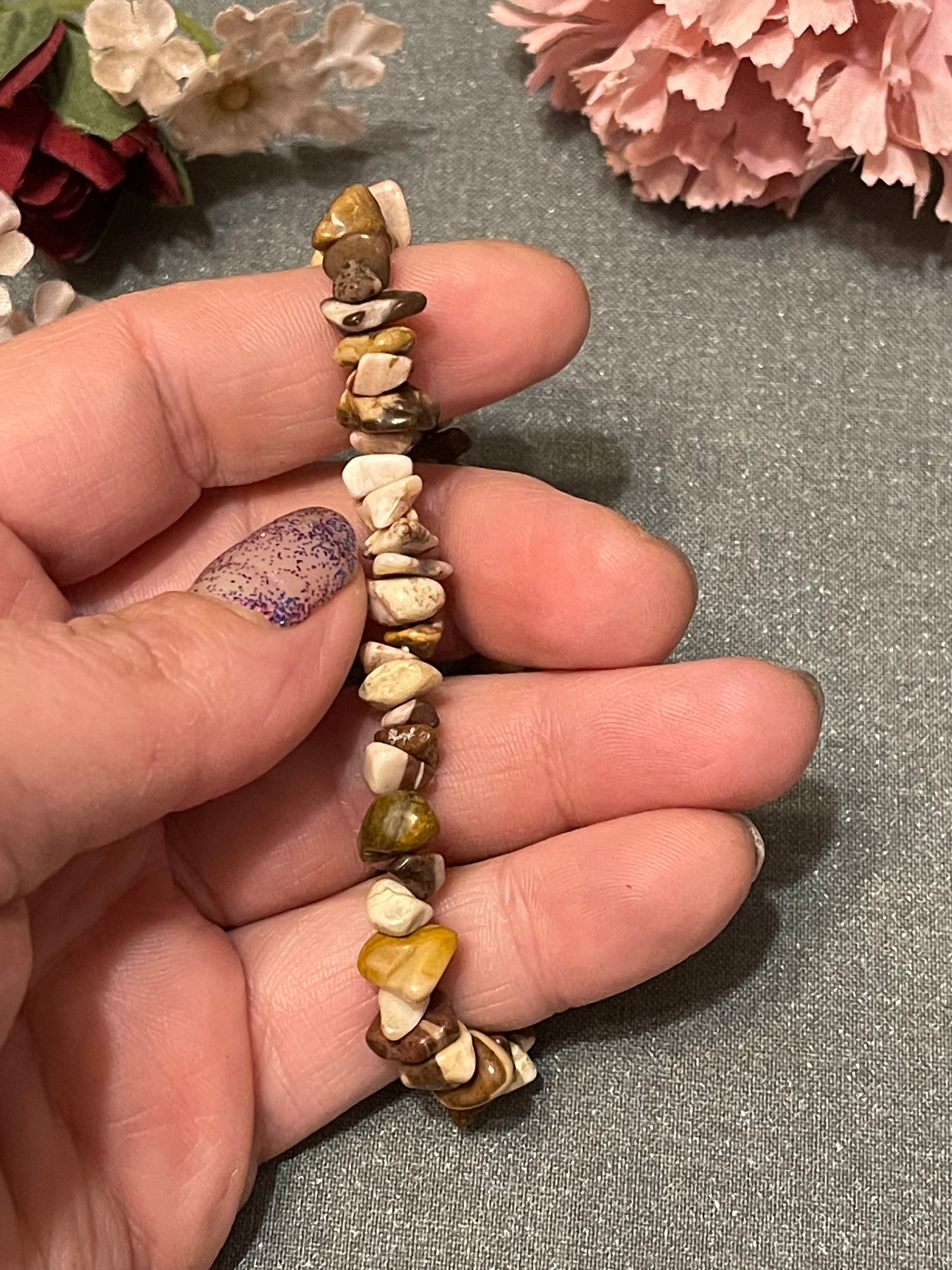 Zebra Jasper Gemstone Bracelet