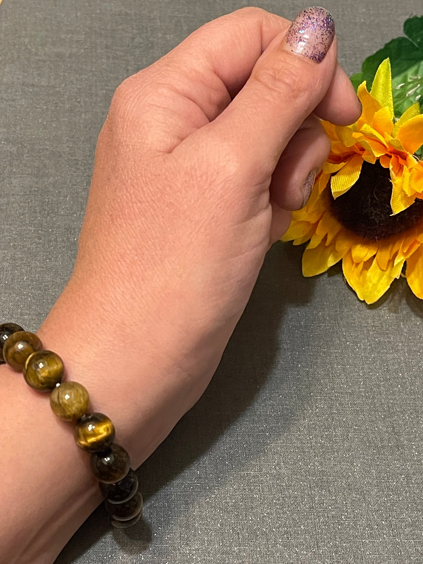 Tiger Eye Gemstone Bracelet (10 MM)