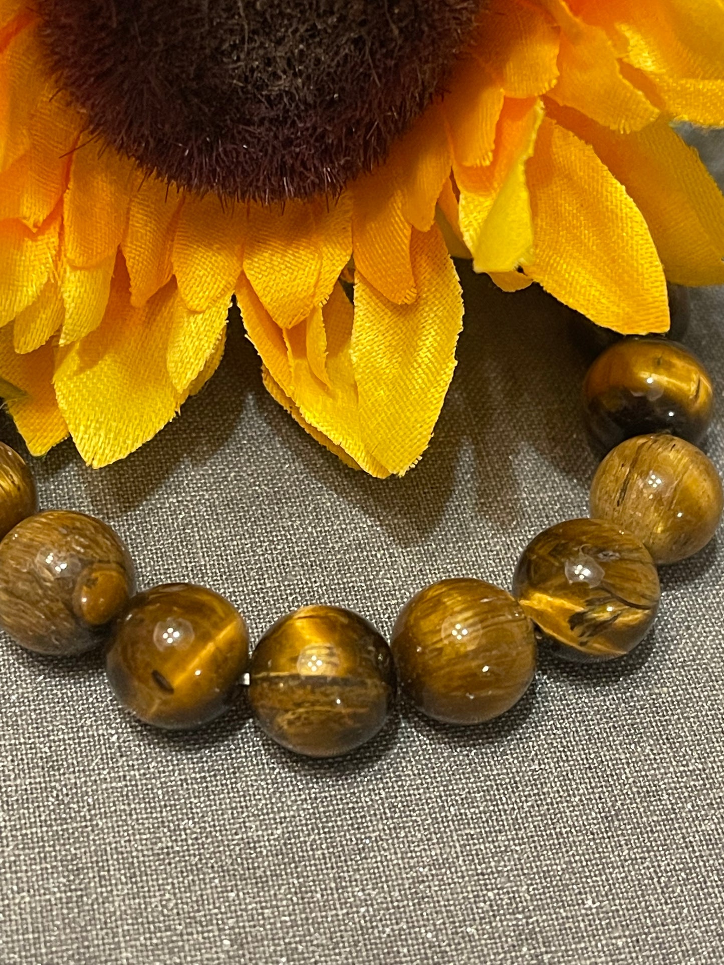 Tiger Eye Gemstone Bracelet (10 MM)