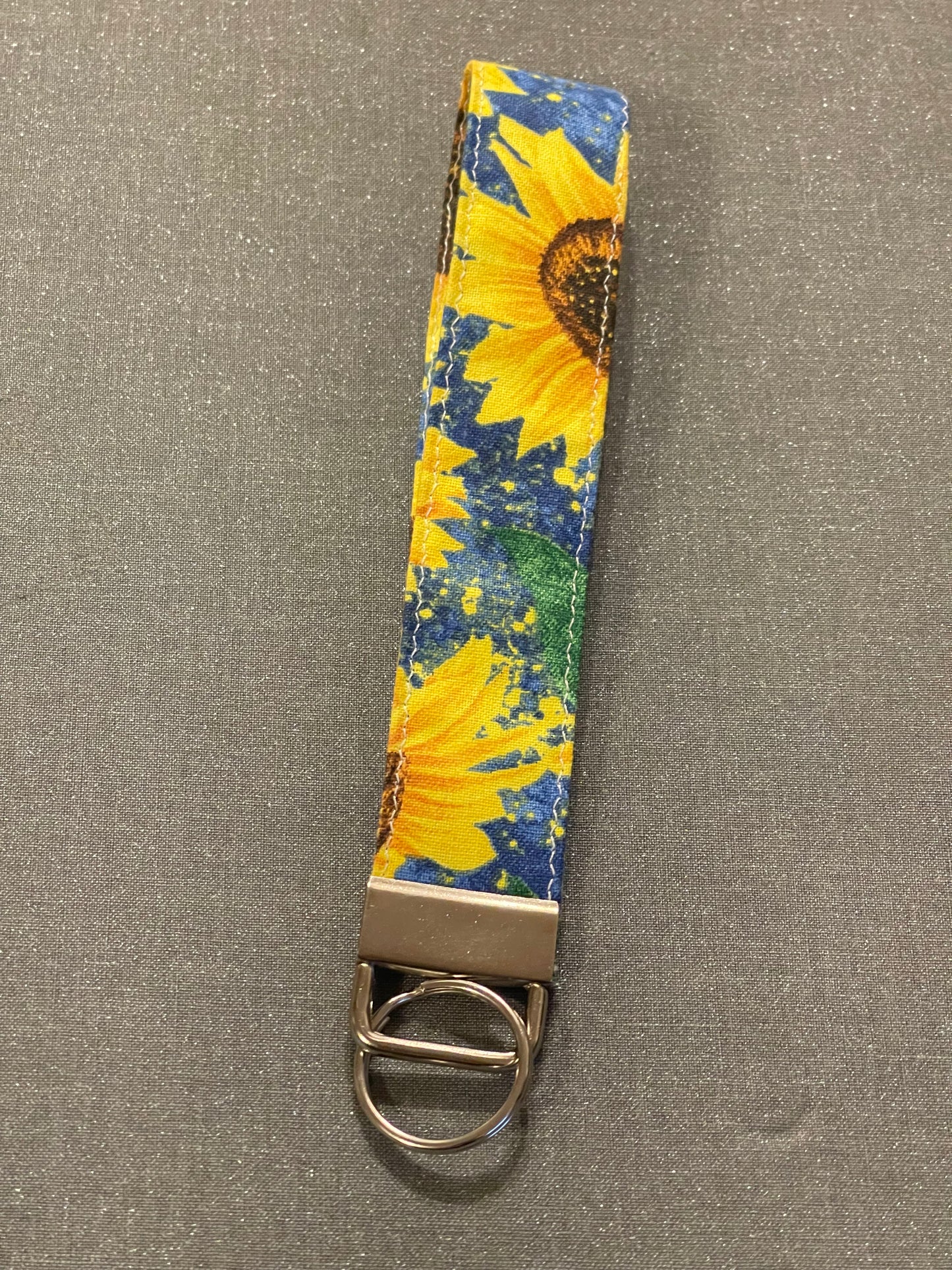 Sunflower Keychain Wristlet