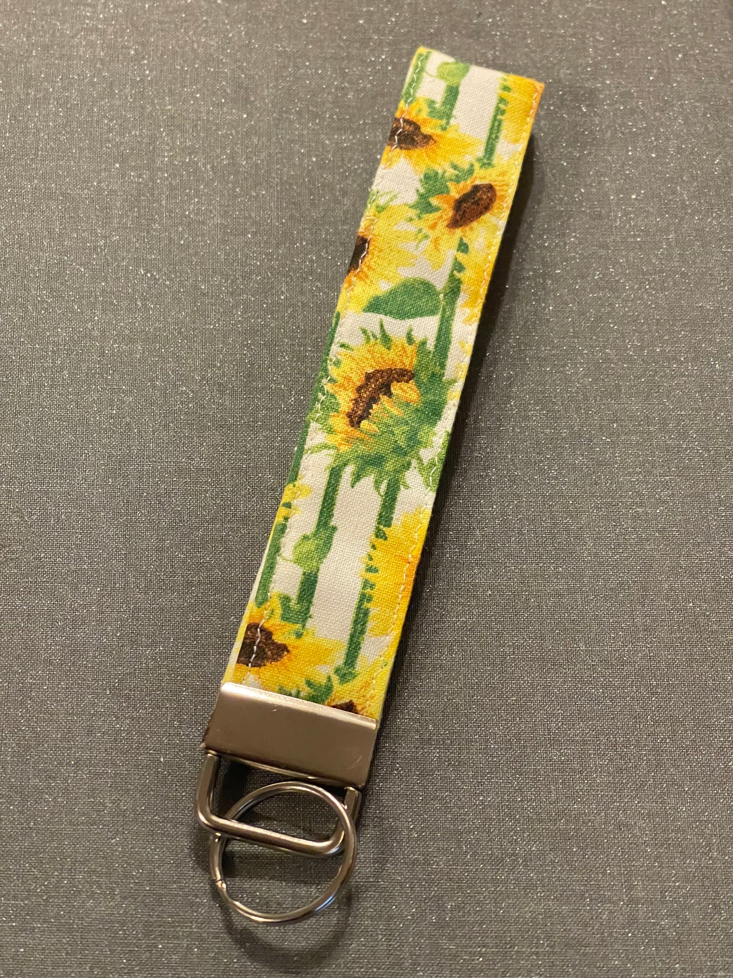 Sunflower Keychain Wristlet