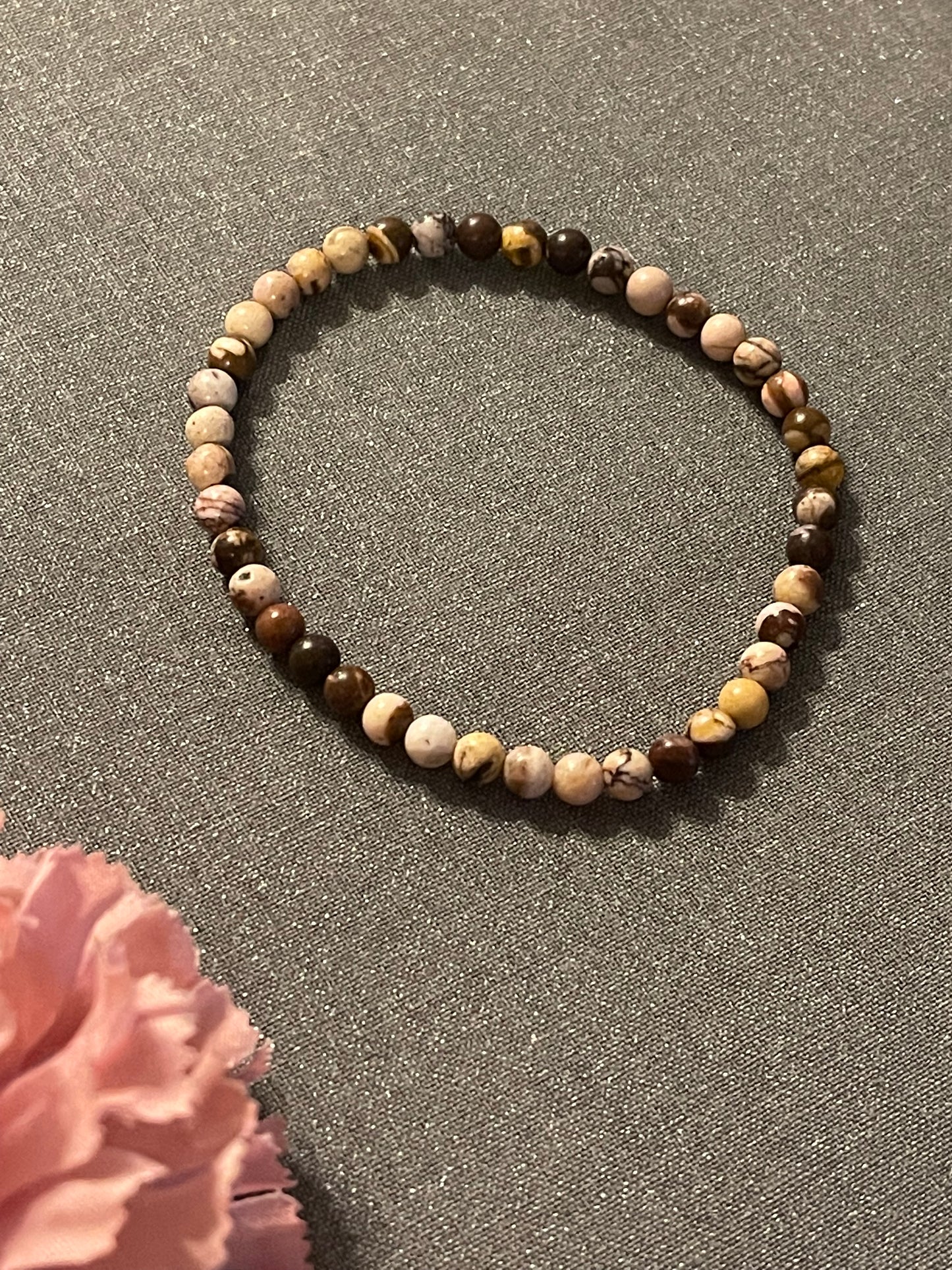 Zebra Jasper Gemstone Bracelet