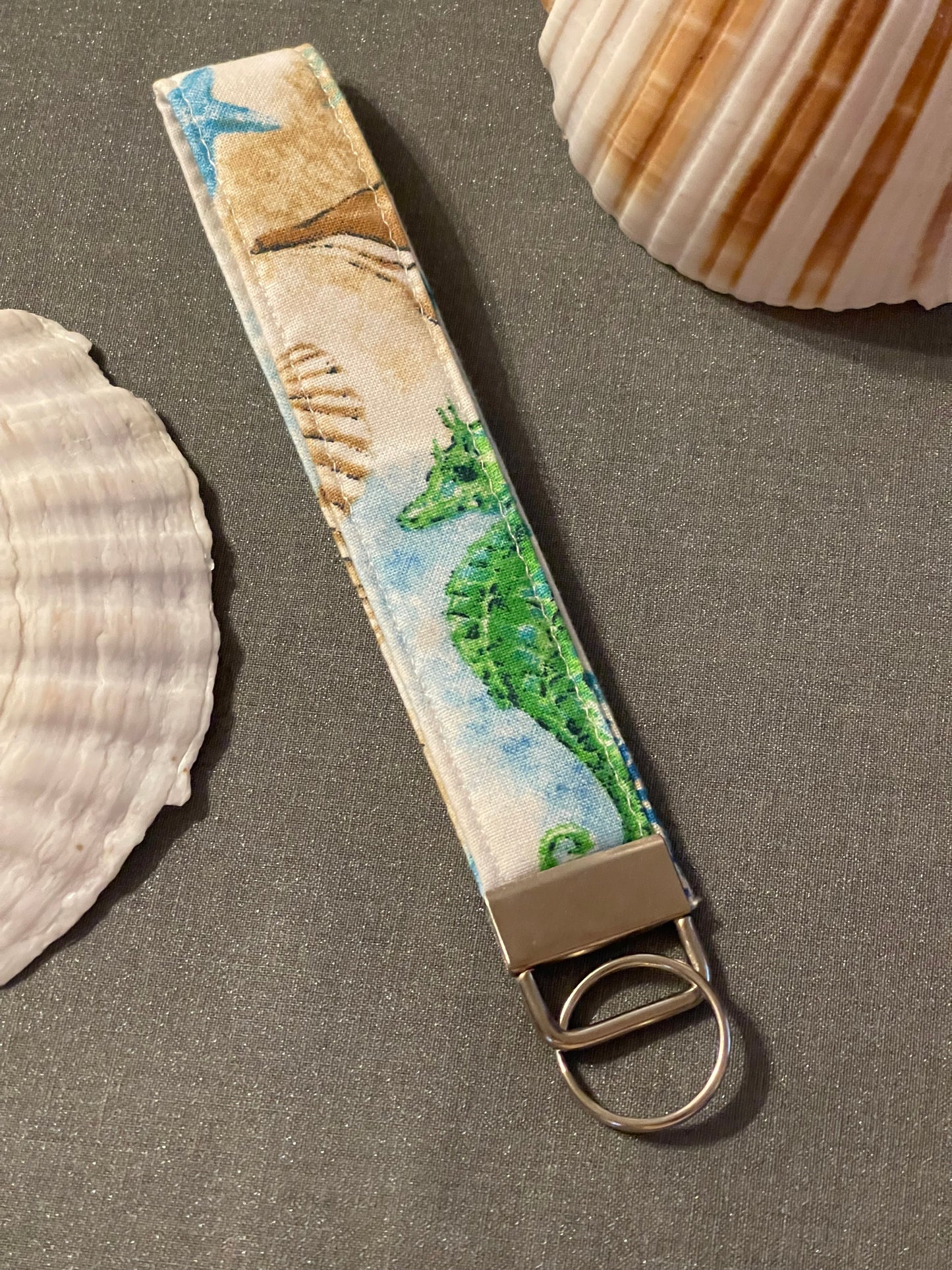 Ocean wristlet keychain