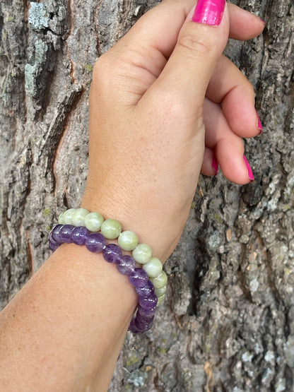 Green Jade Gemstone Bracelet