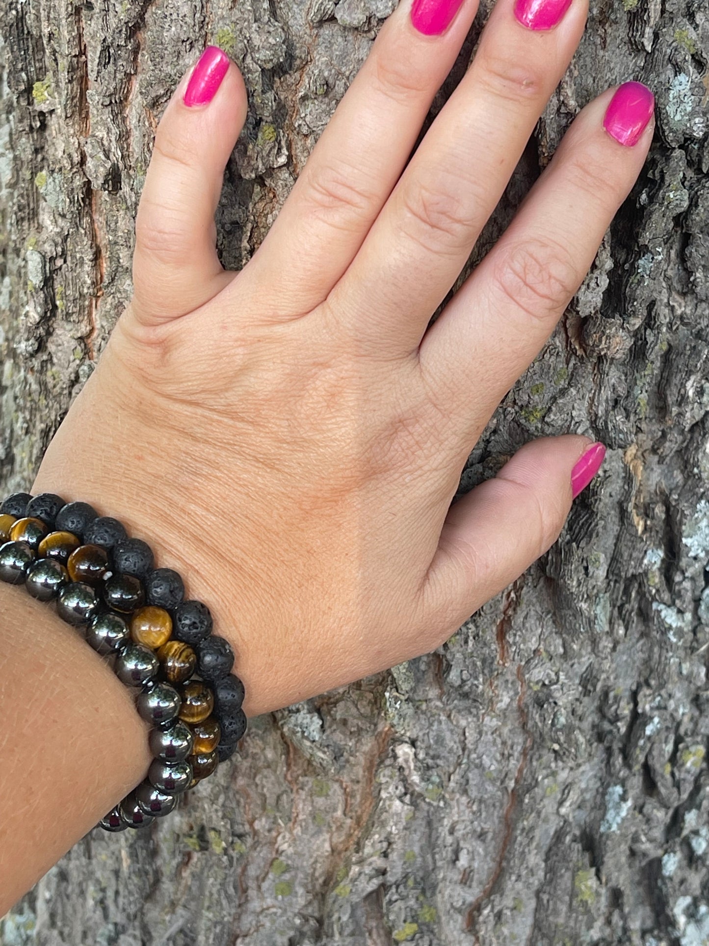 Lava Gemstone Bracelet