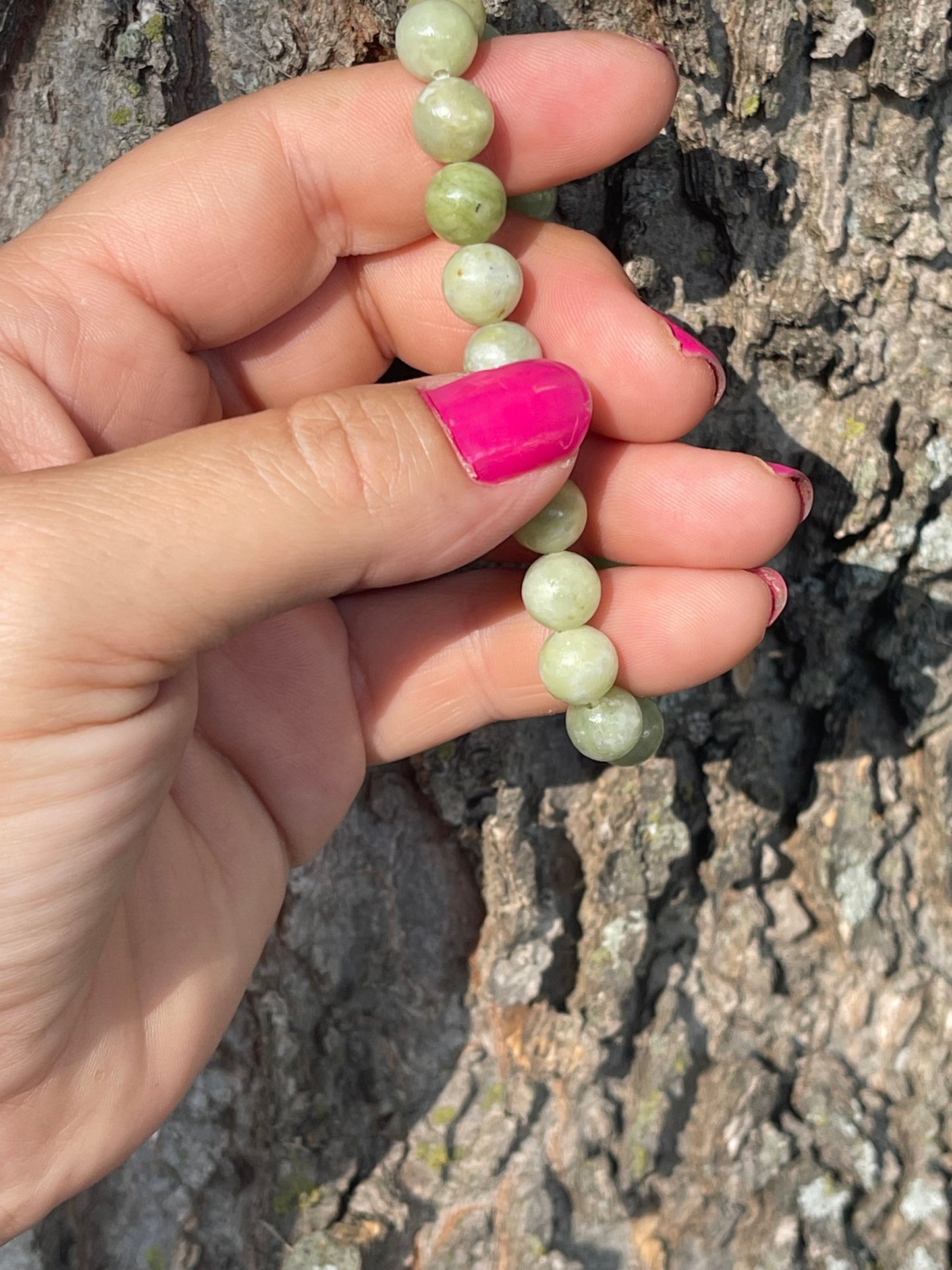 Green Jade Gemstone Bracelet