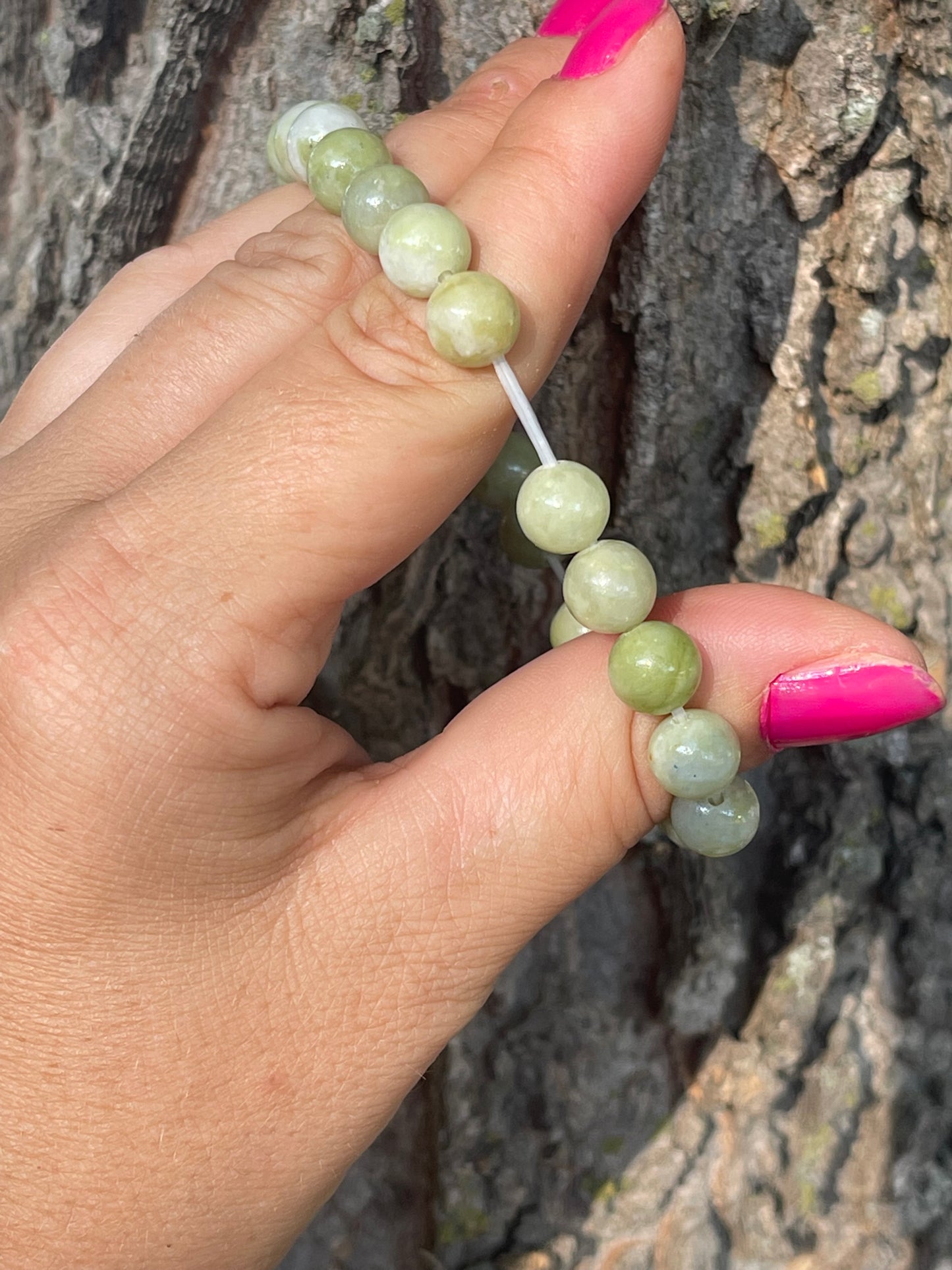 Green Jade Gemstone Bracelet